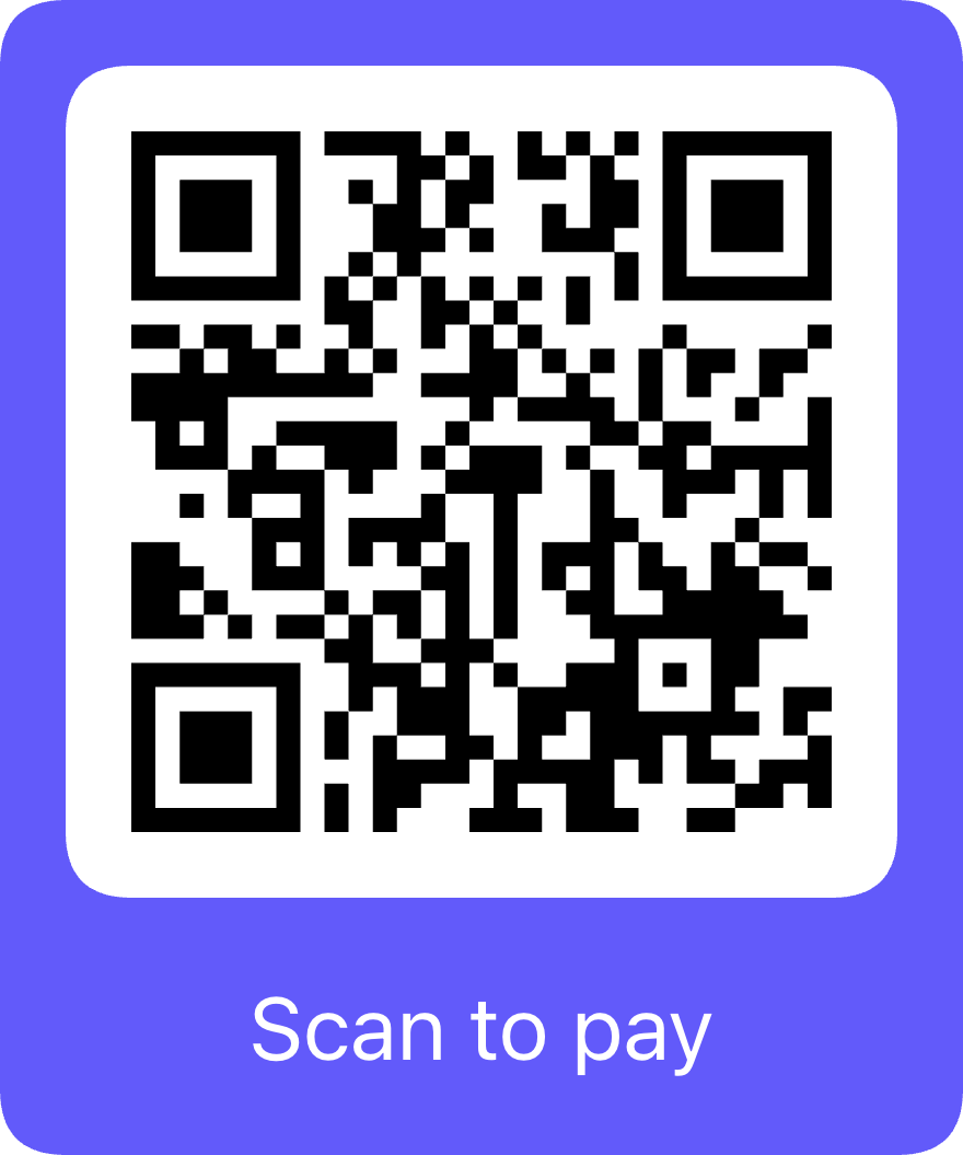 Stripe QR Code 100THB for supporting Thanaphoom Babparn as donation