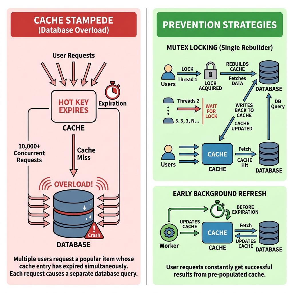 การเกิด Cache Stampede และแนวทางป้องกัน