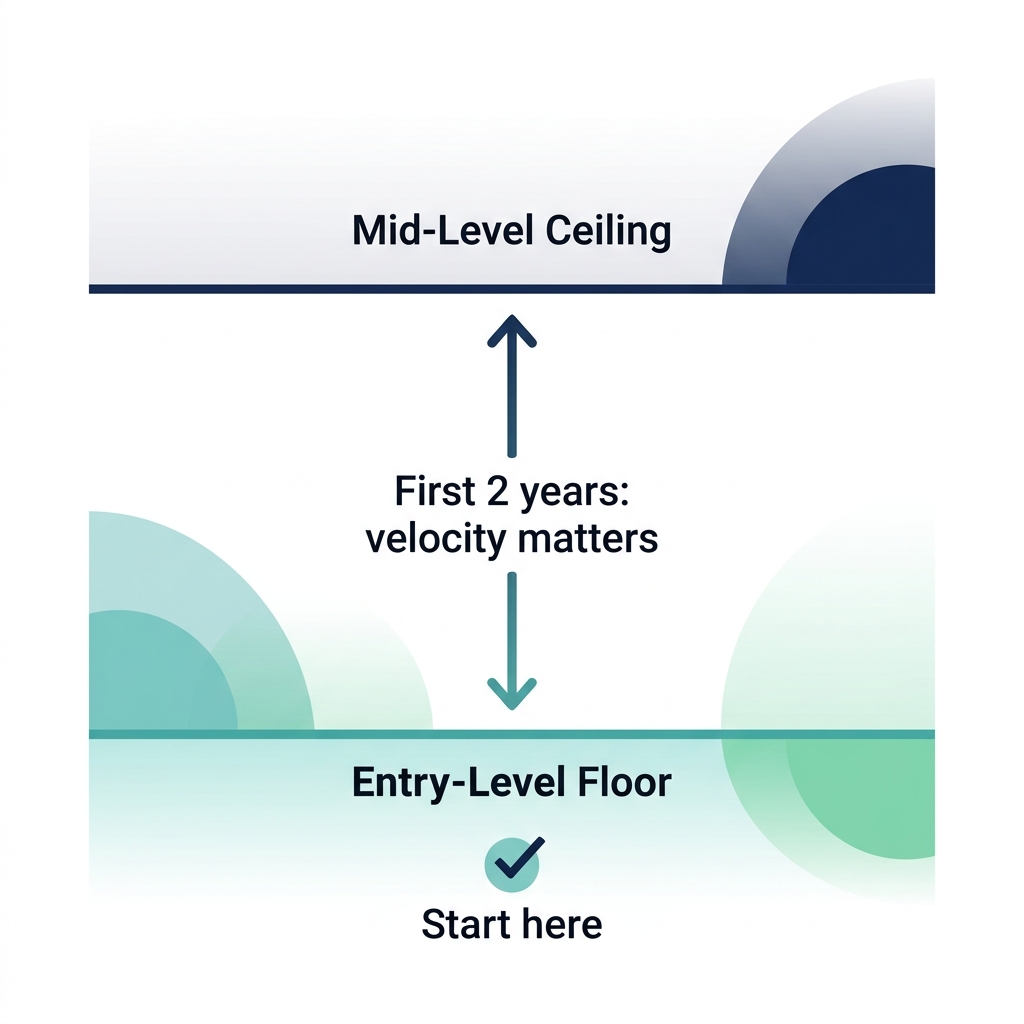 Entry-level floor vs mid-level ceiling